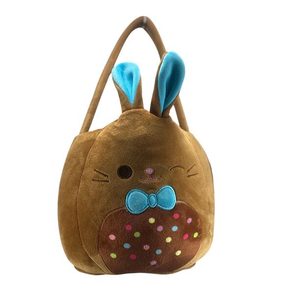 Squishmallows Lancelot Bunny Easter Basket Plush Tote 2023 Jazwares NWT - Picture 1 of 5